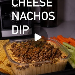 Cottage Cheese Nachos Dip With Ground Beef