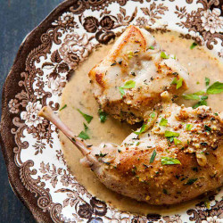Rabbit In Mustard Sauce