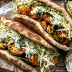 Sheet Pan Chicken Pitas With Herby Ranch