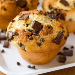 Jumbo Banana Chocolate Chip Muffins Recipe