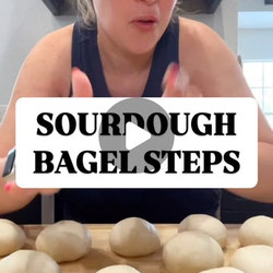 Sourdough Bagels