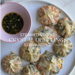 Silken Tofu and Shiitake Mushroom Dumplings