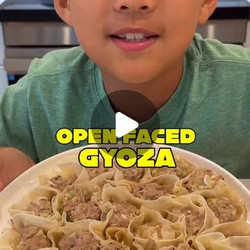 Easy Gyoza - Open-faced Style