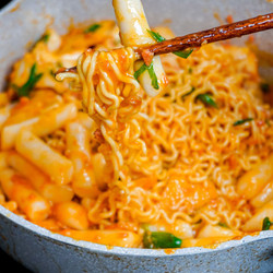 Vegan Rabokki Carbonara
