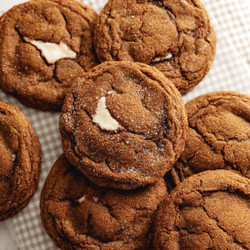 Gingerbread Cheesecake Cookies