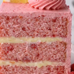 Lemon Raspberry Cake With Raspberry Cream Cheese Frosting