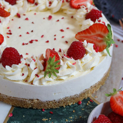 No-bake Vanilla Cheesecake!