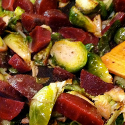 A Match Made In Heaven: Brussels Sprouts, Beets And Feta