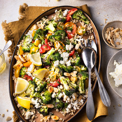 Maaltijdsalade Met Broccoli En Feta