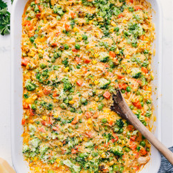 Chicken Orzo Bake