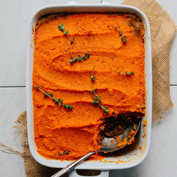 Lentil &amp; Sweet Potato Shepherd's Pie