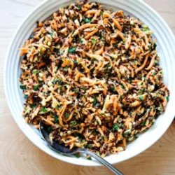 Addictive Carrot-quinoa Salad With Lemon-tahini Dressing