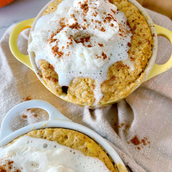Pumpkin Spice Protein Mug Cake
