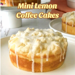 Mini Lemon Coffee Cakes