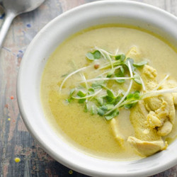 Coconut Chicken Soup With Mustard