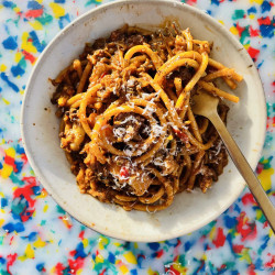 Supremely Savory, Slightly Spicy Meatless Cauliflower Ragù