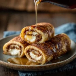Cinnamon Roll French Toast Roll-ups