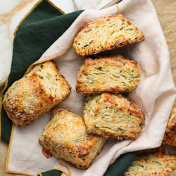 Three Cheese Ramp Biscuits