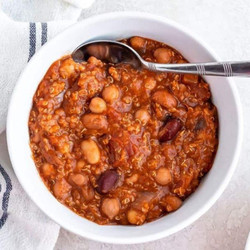 Three Bean Quinoa Chili