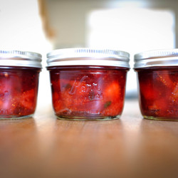 Strawbanero Poblano Jam
