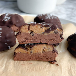 Protein Cookie Dough Chocolate Yogurt Cookies (no Bake + Plant Based!)
