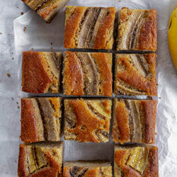 My Gluten Free Banana Bread Traybake Recipe (dairy Free)