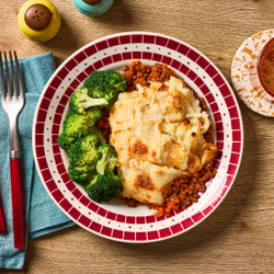Classic Lentil Cottage Pie With Cheesy Sweet Potato Mash
