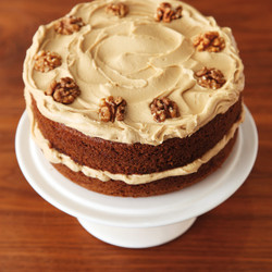 Coffee And Walnut Layer Cake
