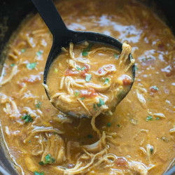 Slow Cooker King Ranch Chicken Soup