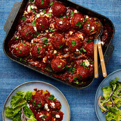 Feta-licious Chicken Meatballs