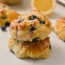 Blueberry Protein Biscuits
