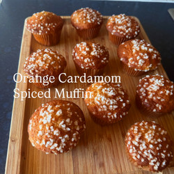 Orange Cardamom Muffins