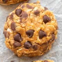 No Bake Oatmeal Cookies (3 Ingredients!)