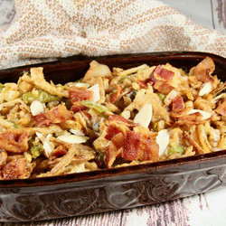 Bacon And Almond Green Bean Casserole