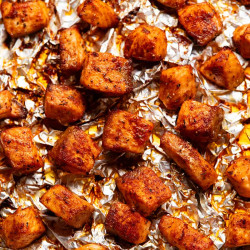 Cajun Baked Salmon Bites