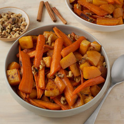 Roasted Squash And Carrots