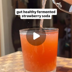 Fermented Strawberry Soda