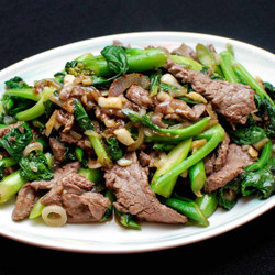 Stir-fried Beef With Chinese Broccoli Recipe