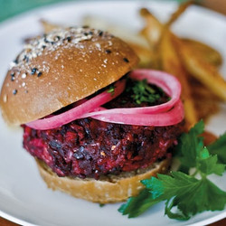 Beet And Brown Rice Burgers