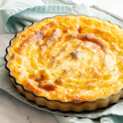 Small Batch Galatopita - Greek Milk Pie Without Filo