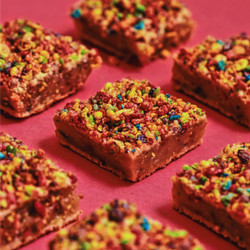 Fruity Pebbles Butter Mochi