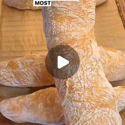 Easiest baguettes ever. Watch