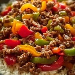 Ground Beef &amp; Veggie Rice Bowl