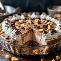 No-bake Cream Cheese Peanut Butter Pie With Chocolate Whipped Cream