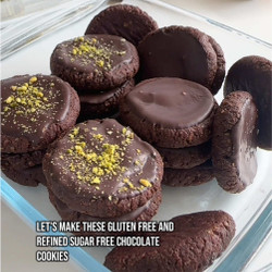 Healthy Chocolate Cookies Gf &amp; Refined Sugar Free