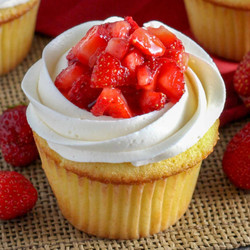 Strawberry Shortcake Cupcakes