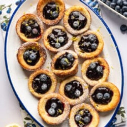 Mini Dutch Baby Pancakes With Blueberry Lemon Compote | Crowded Kitchen