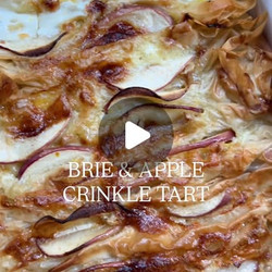 Easy Fall Apple and Brie Baked Phyllo Appetizer
