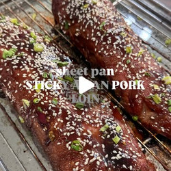 Sheet Pan Sticky Asian Pork Tenderloin