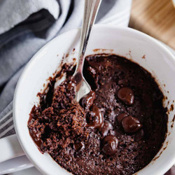 3-minute Chocolate Protein Mug Cake